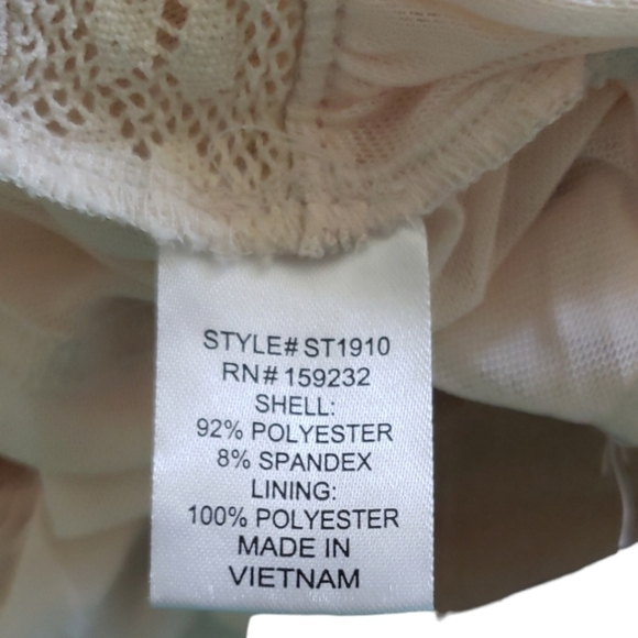 Story On Lace Pleated Ruffle Top Size M - Picture 3 of 5